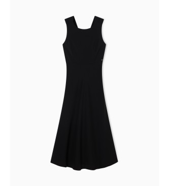 A|X Armani Exchange Vestido Fit negro