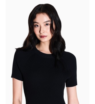 A|X Armani Exchange Sukienka Silhouette w kolorze czarnym