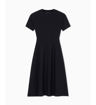 A|X Armani Exchange Sukienka Silhouette w kolorze czarnym