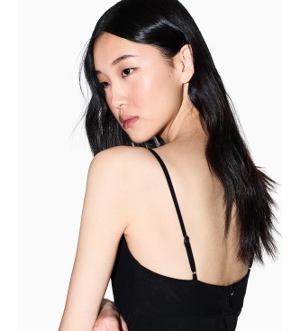 A|X Armani Exchange Vestido Bodycon Finn negro