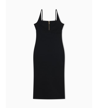 A|X Armani Exchange Vestido Bodycon negro