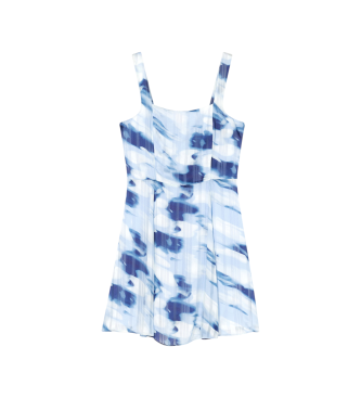 A|X Armani Exchange Vestido aqua azul