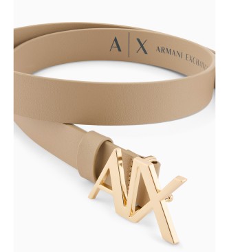A|X Armani Exchange Beige mode riem