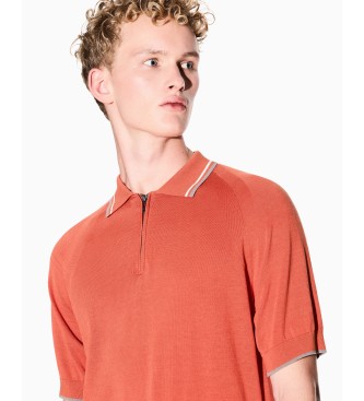 A|X Armani Exchange Polo Knit naranja