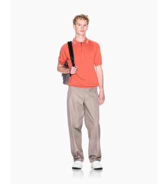 A|X Armani Exchange Polo Knit naranja