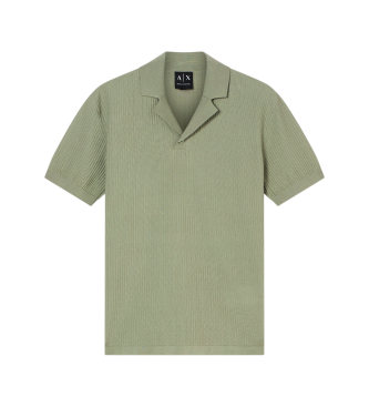 A|X Armani Exchange Polo Knit Hedge Verde