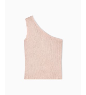 A|X Armani Exchange Top Textura nude
