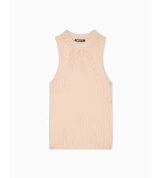 A|X Armani Exchange Top Glat beige