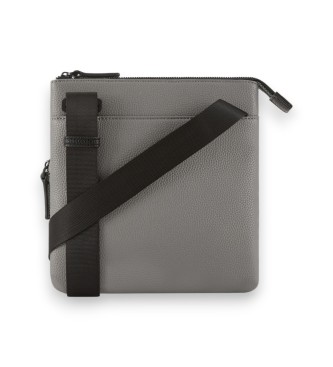 A|X Armani Exchange Torebka na ramię z eko skóry z szarym logo