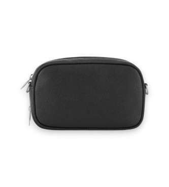 A|X Armani Exchange Torebka listonoszka ze sztucznej skóry z dwoma przegrodami czarna