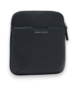A|X Armani Exchange Bolsa de ombro elegante preta