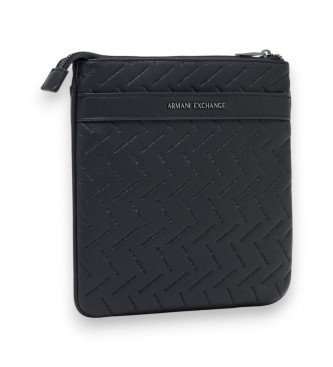 A|X Armani Exchange Bolsa de ombro elegante preta