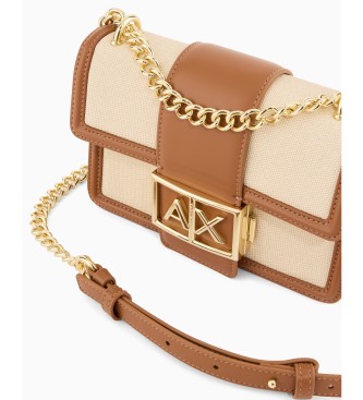 A|X Armani Exchange Bolso Den beige