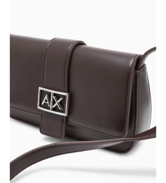 A|X Armani Exchange Sac compact marron