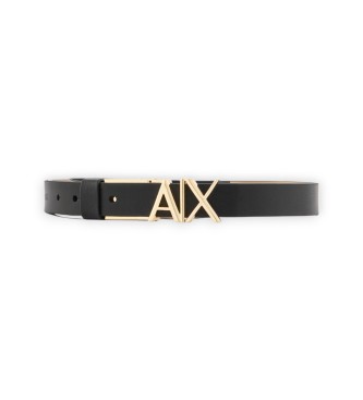 A|X Armani Exchange Cintura nera sottile