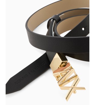 A|X Armani Exchange Cintura nera sottile