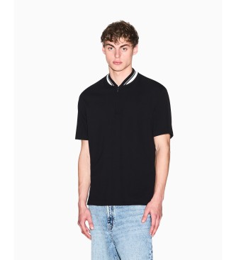 A|X Armani Exchange Črna priložnostna polo majica