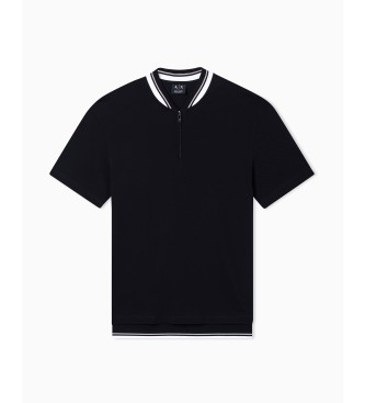 A|X Armani Exchange Črna priložnostna polo majica