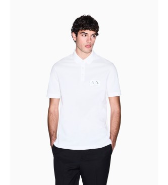 A|X Armani Exchange Polo en coton blanc