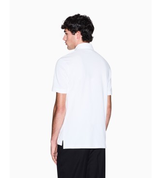 A|X Armani Exchange Polo en coton blanc
