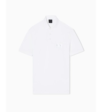 A|X Armani Exchange Polo en coton blanc