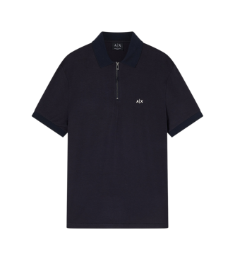 A|X Armani Exchange Deep navy polo shirt