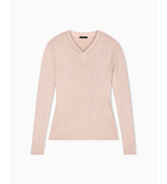 A|X Armani Exchange Smal V-tr�ja rosa