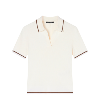 A|X Armani Exchange Vit croppad polotr�ja