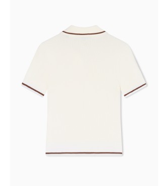 A|X Armani Exchange Vit croppad polotr�ja