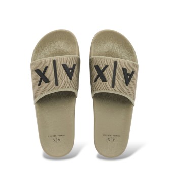 A|X Armani Exchange Flip-flops Style green