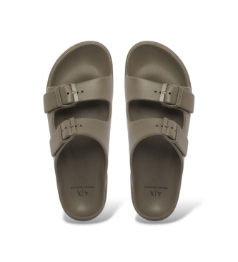 A|X Armani Exchange Bruine Xup sandalen