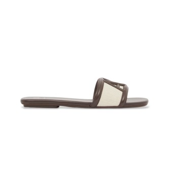 A|X Armani Exchange Donkerbruine Perfect sandalen