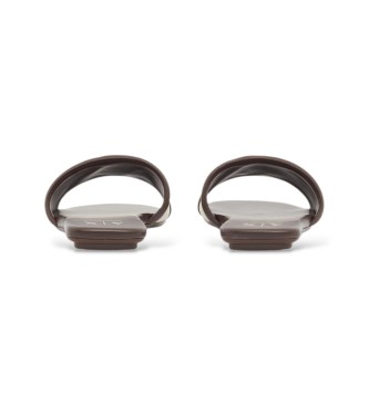 A|X Armani Exchange Donkerbruine Perfect sandalen