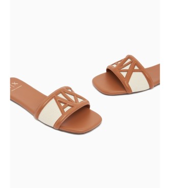 A|X Armani Exchange Bruine Perfect Sandalen
