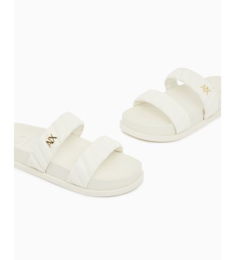 A|X Armani Exchange Sandales Design blanc