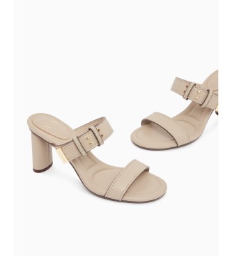 A|X Armani Exchange Zachte beige sandalen