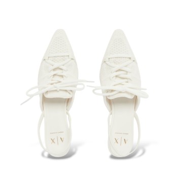 A|X Armani Exchange Sandales blanches �l�gantes