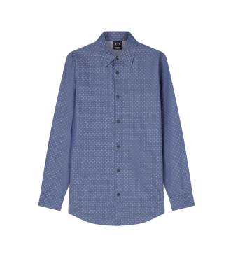A|X Armani Exchange Camisa essencial azul