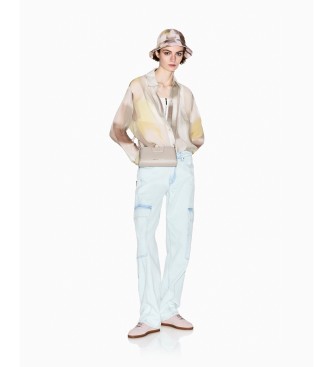 A|X Armani Exchange Horizon Print multicolour overhemd