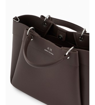 A|X Armani Exchange Bolso Shopping Dusk Shade marr�n
