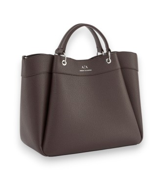 A|X Armani Exchange Bolso Shopping Dusk Shade marr�n