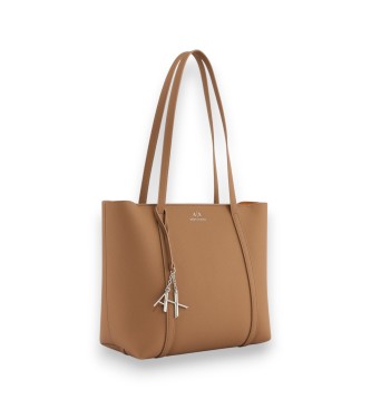 A|X Armani Exchange Nakupovalna torba bež barve