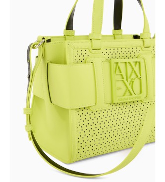 A|X Armani Exchange Najlepsza żółto-zielona torebka