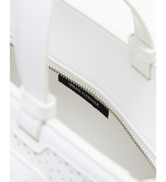 A|X Armani Exchange Worek na wiatr biały