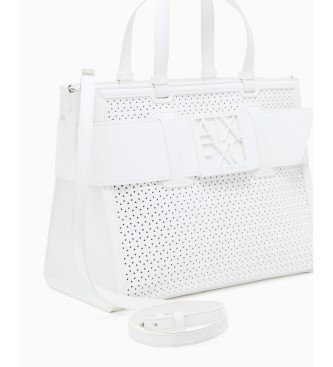 A|X Armani Exchange Worek na wiatr biały