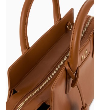 A|X Armani Exchange Brązowa torba Amelie