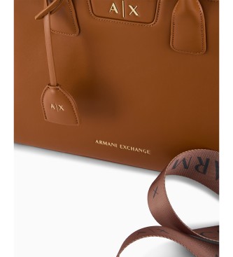 A|X Armani Exchange Brązowa torba Amelie