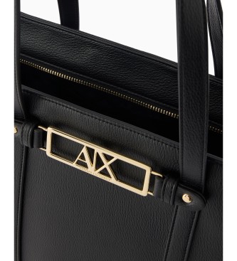 A|X Armani Exchange Wyrafinowana torebka w kolorze czarnym