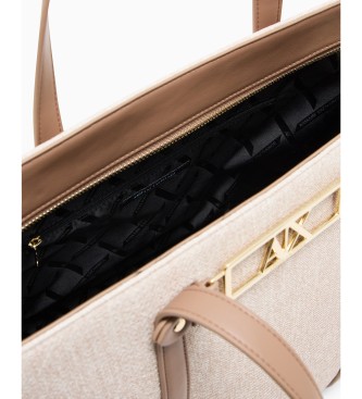 A|X Armani Exchange Beżowa torebka Equilibrio