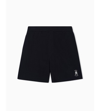 A|X Armani Exchange Bermuda in cotone con logo laterale nero